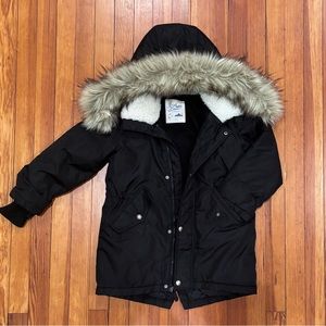 Pre-owned Boys Crewcuts Fishtail Parka.
